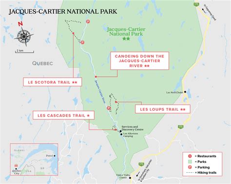 val cartier hiking map|jacques cartier hiking trails.